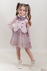 ОПТОМ Комплект(платье+пиджак) для девочки (116 см.)  Moonstar 1604180455613