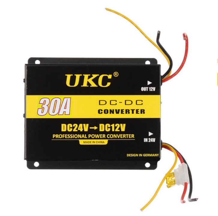 Перетворювач напруги інвертор UKC DC / DC 24v-12v 30A, фото 1