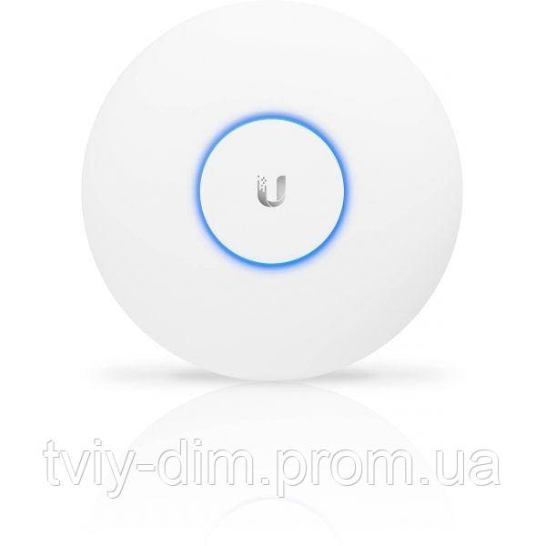 Точка доступа Ubiquiti UniFi UAP-AC-PRO (AC1750, 3x3 MIMO, 22 dBm, 2x10/100/1000 Mbps, PoE) Box (код 785979)