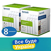 Картриджі Ecosoft для глечика Наша Вода / покращені для жорсткої води / 8 шт CRVKECO