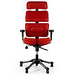 Ортопедичне крісло Barsky Hara Doctor red BHD-02, анатомічне крісло, червоне крісло, фото 3