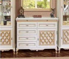 Комод Новіта однодверний ДСП горіх Караваджо (Скай ТМ)