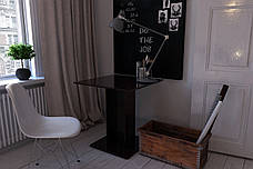 Кухонний стіл, сучасний маленький стіл на кухню універсальний невеликий і недорога Дуб Сонома, фото 3