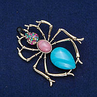 Брошка Мураха золотистий метал 72х57мм + - купити біжутерію дешево оптом в інтернеті