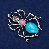 Брошка Мураха сріблястий метал 72х57мм + - купити біжутерію дешево оптом в інтернеті