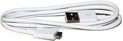 Кабель USB-micro USB, Continent, White, 1 м,  Shrink (DCU-1100 WT/OEM).