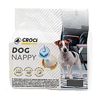 Подгузники для собак Croci Dog XS, вага 1-2кг, обхват 28-35, 14 шт/уп