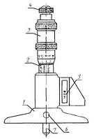 Глубиномер микрометрический ГМ 200 ГОСТ 7470-92 GRIFF