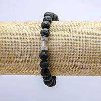 Браслет на резинці Лава d-8мм+- з гантелей купити біжутерію дешево оптом в інтернеті