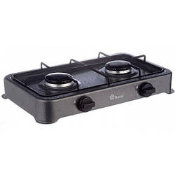 Настільна газова плита Domotec MS 6662 на 2 конфорки
