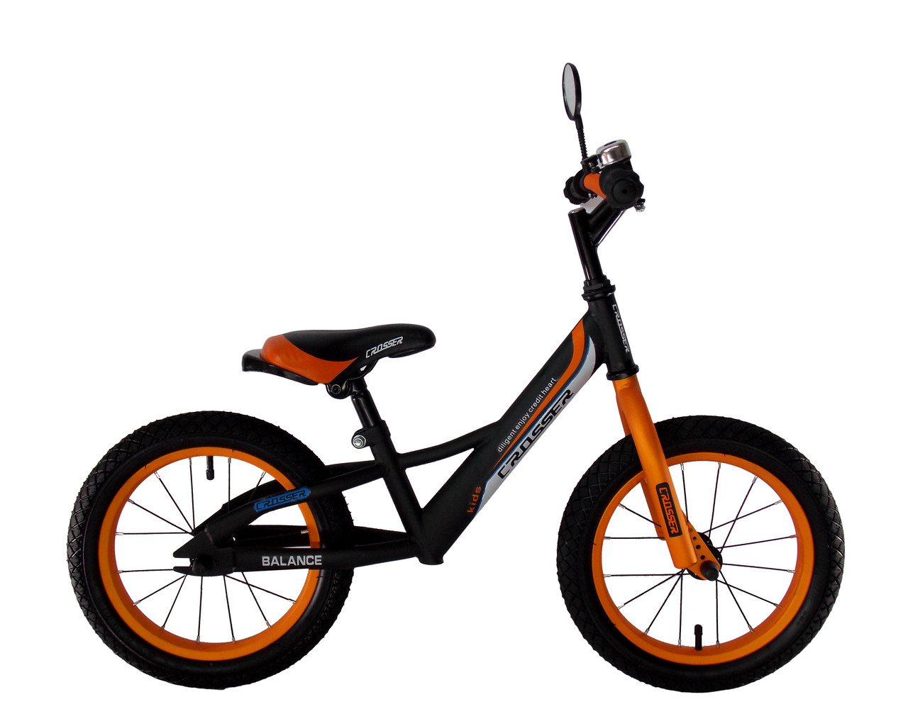 Детский Велосипед Беговел Crosser Balance Bike 14" Двухколесный Велобег Кроссер