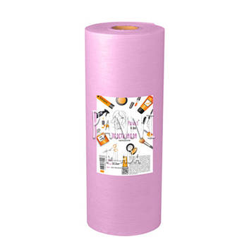 Простирадла зі спанбонду Panni Mlada 0.6 х 500 м рожеві (1 рулон)