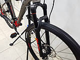 Велосипед найнер Crosser Quick 29/19 (2*12) LTWOO+Shimano, 2021 чорний, фото 2