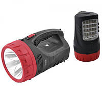 Ручной мощный фонарь Yajia 2829-5W 25 LED походный