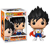 Фигурка Funko Pop Фанко Поп Жемчуг Дракона Принц Вегета Dragon Ball Z Prince Vegeta 10см DBZ PV 863