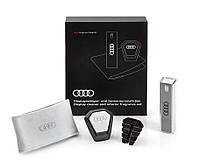Набор аксессуаров для салона Audi, черный ароматизатор оригинал (80A057800)