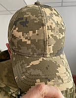 Бейсболка цвет Пиксель с регулятором размера, военная, армейская, ткань саржа, размер 56-58