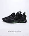 Nike LeBron Witness 6 BLACK/BLACK-ANTHRACITE-VOLT чорні чоловічі баскетбольні кросівки, фото 5