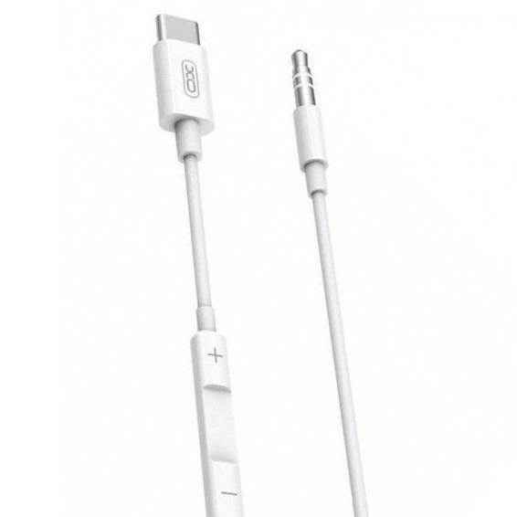 Кабель Type-C to Aux 3.5 мм XO-NB-R192B |1M| Білий, фото 1