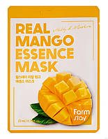 Увлажняющая тканевая маска для лица с экстрактом манго FarmStay Real Mango Essence Mask 23 мл (8809636280327)