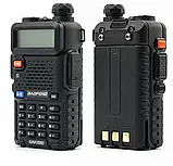 Рація Baofeng UV-5R + гарнітура - Чорний, фото 4