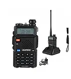 Рація Baofeng UV-5R + гарнітура - Чорний, фото 6