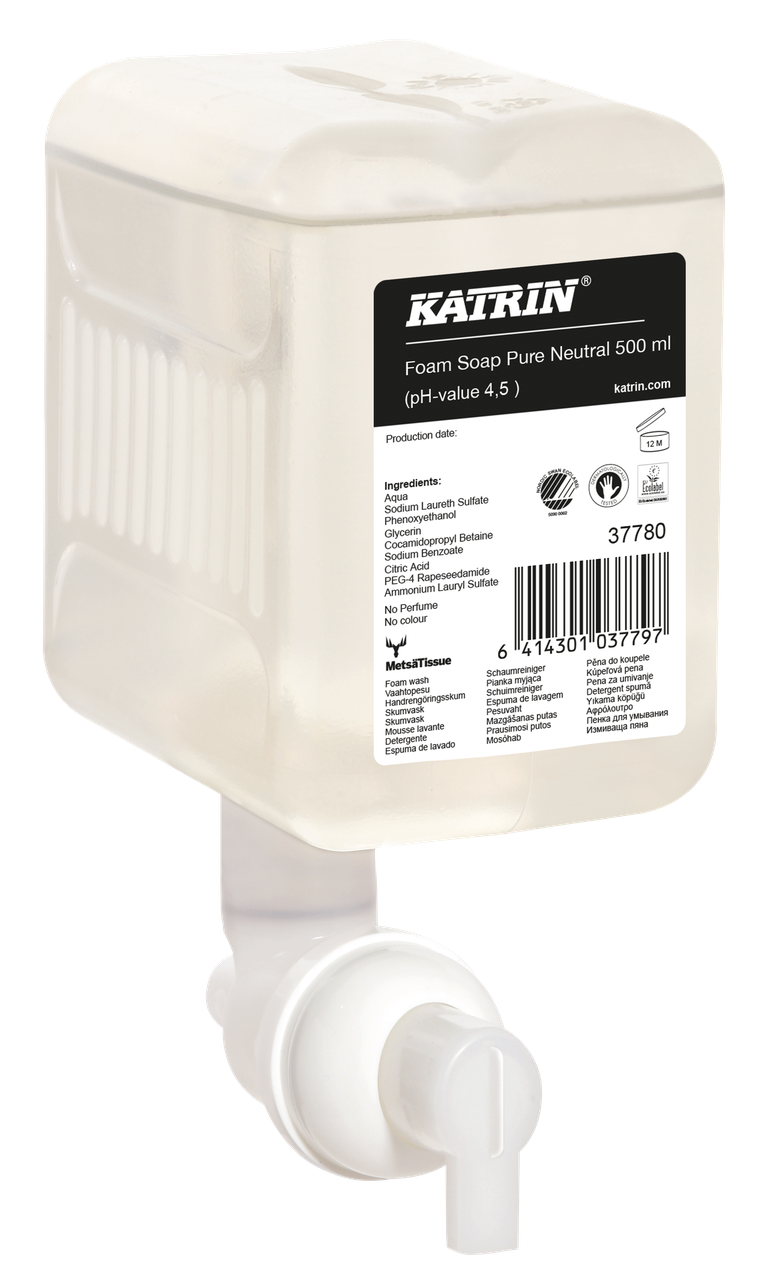 Мило-піна 37780 Katrin Pure Neutral 500 мл