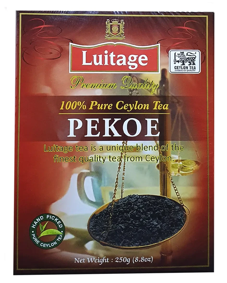 Елітний чорний цейлонський чай Luitage Pekoe середньолистовий 250 грамів, фото 1
