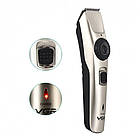 Бездротова машинка для стрижки волосся від USB, VGR V 031 / Універсальна машинка з регулюванням довжини, фото 3