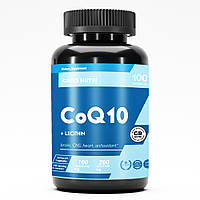 Коензим Q10 + лецитин соняшниковий (Coenzyme кофермент), GARO Nutrition, 100 мг, 100 капсул