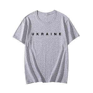 Спортивна футболка патріотична з логотипом Доброго Вечора, ми з України, з написами Україна, Ukraine з українською символікою