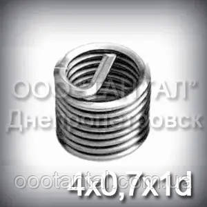 Вставка дротяна нарізна М4х0,7х1d DIN 8140