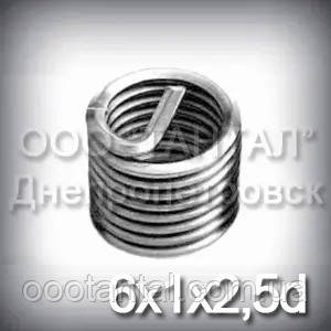 Вставка дротяна нарізна М6х1х2.5d DIN 8140