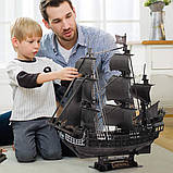 3D-пазли Піратський корабель Месність королеви Анни 340 шт 3D Puzzles Led Pirate Ship Queen Anne's Revenge 340 pc., фото 8