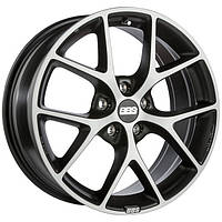 Литые диски BBS SR R19 W8.5 PCD5x114.3 ET45 DIA82 (volcano grey diamond cut)