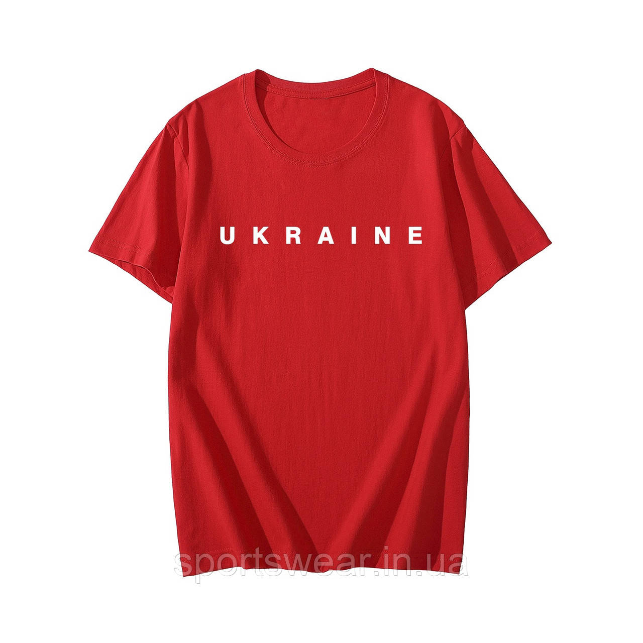 Спортивна футболка патріотична з логотипом Доброго Вечора, ми з України, з написами Україна, Ukraine з українською символікою, фото 1