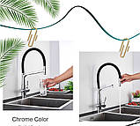 Змішувач для кухні з під'єднанням фільтрованої води MIXXUS PREMIUM BAROLO 021 Хром, фото 2