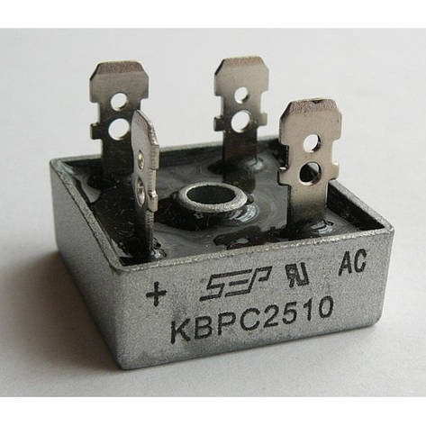 Диодний міст горизонтальний 25A 1000V KBPC2510, фото 1