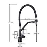Змішувач для кухні з під'єднанням фільтрованої води MIXXUS PREMIUM REFLECTOR 021 Хром, фото 5