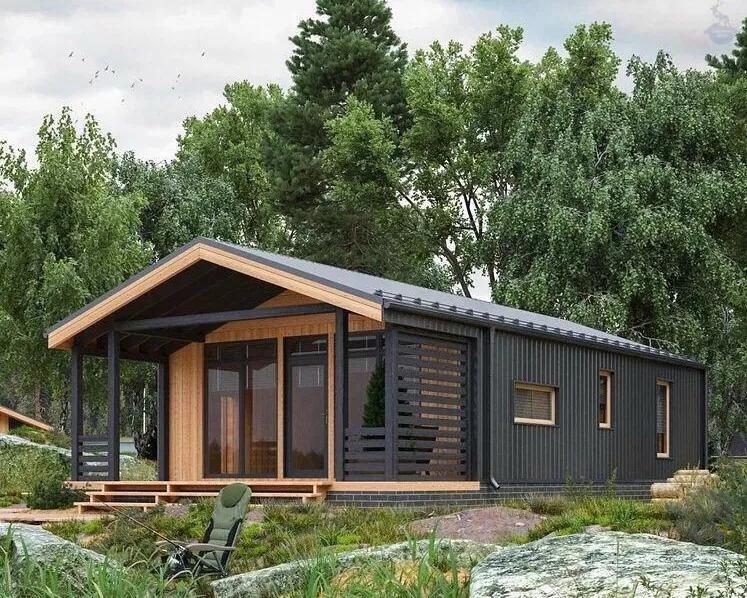 дом в стиле барнхаус фото