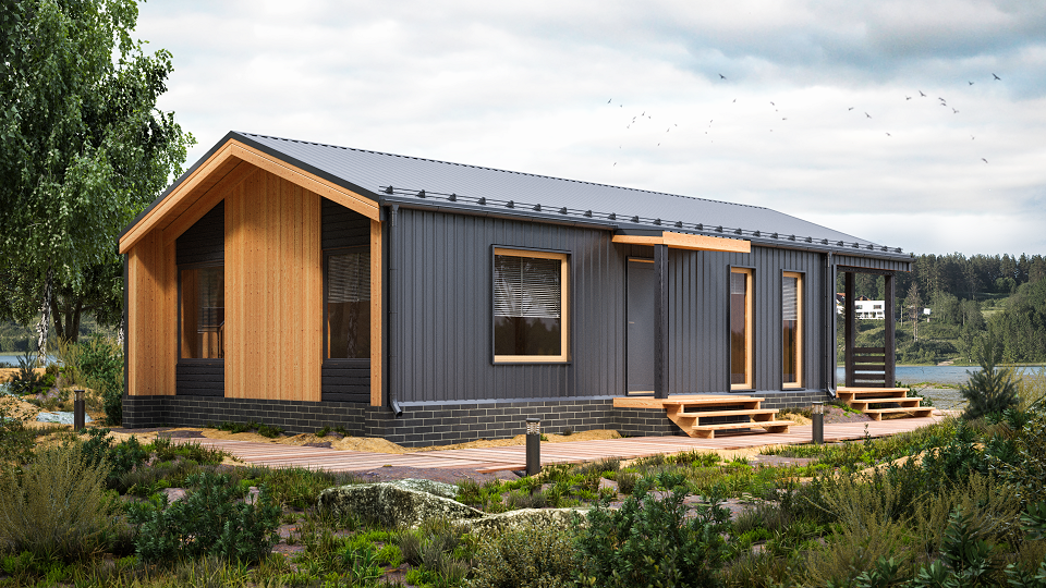 дом в стиле барнхаус фото