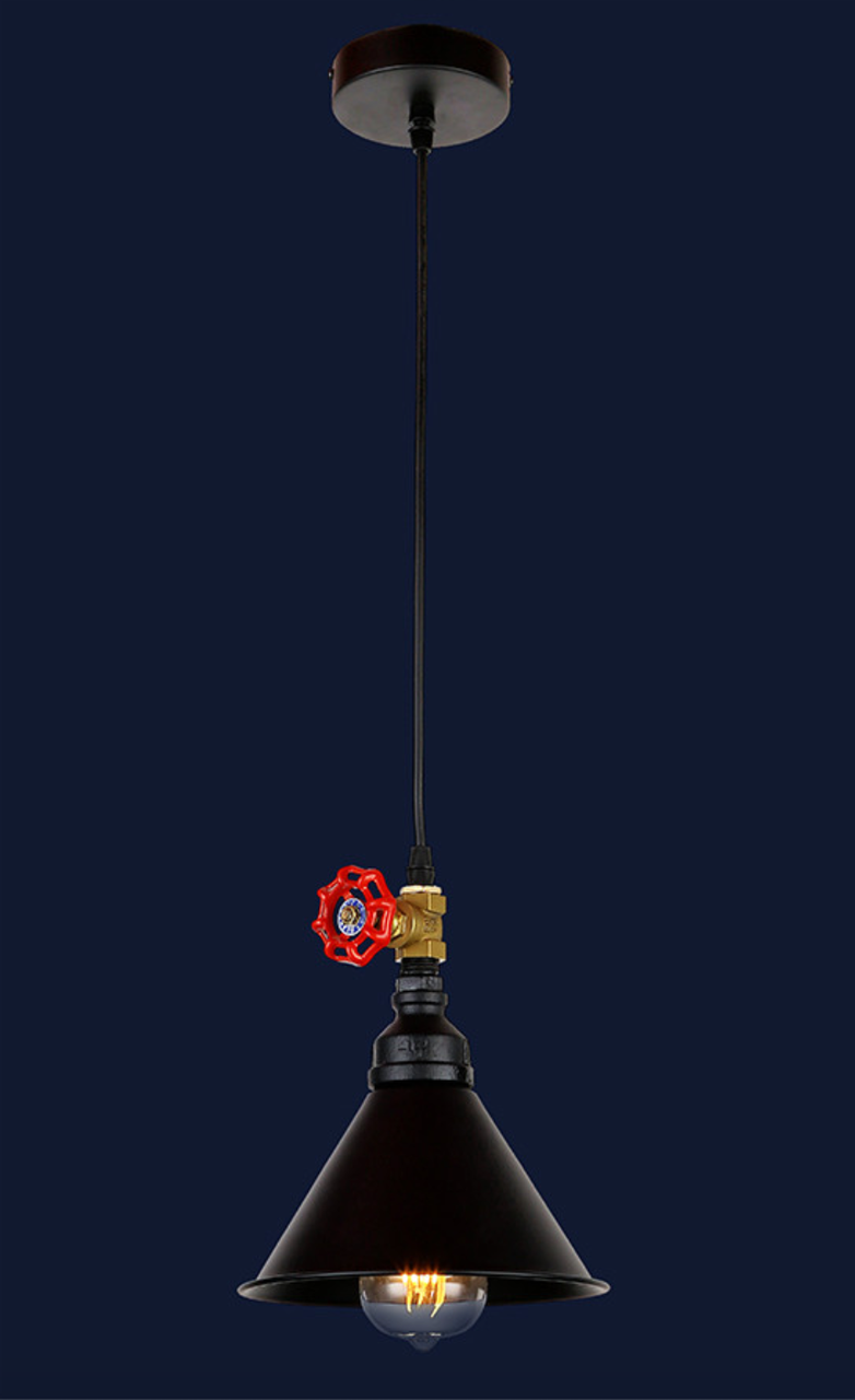 Світильник підвісний в стилі лофт із краном Levistella 748PC0006-1