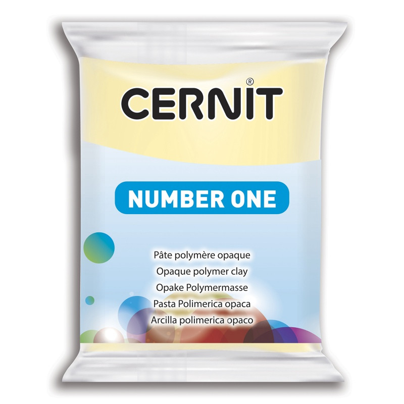 Полімерна глина Cernit Ваніль, 56г, 730. Серія Number One. Церніт
