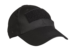 Бейсболка тактична TACTICAL BASEBALL CAP SCHWARZ чорна MIL-TEC Німеччина