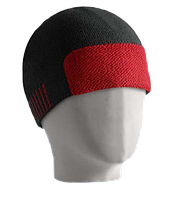 Шапка мужская вязаная OXYGON STIFF Тёмно-Серый / Красный One Size (56-60)