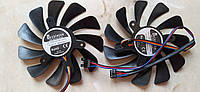 Комплект Вентиляторов Zotac кулер для видеокарты AMP GTX 1070Ti 1080 CFM10012H12SPA GAA8S2U 2 шт 95 мм