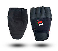 Перчатки для фитнеса и тяжелой атлетики PowerPlay 9117 Черные M