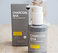 Кислородная маска Some By Mi Charcoal BHA Pore Clay Bubble Mask 120 мл