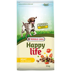 Happy Life з куркою сухий преміум корм для собак, 3кг