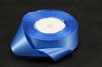 Стрічка атласна блакитна 2,5см, 23 м декоративна стрічка шиття декор одягу та домашнього бобіну